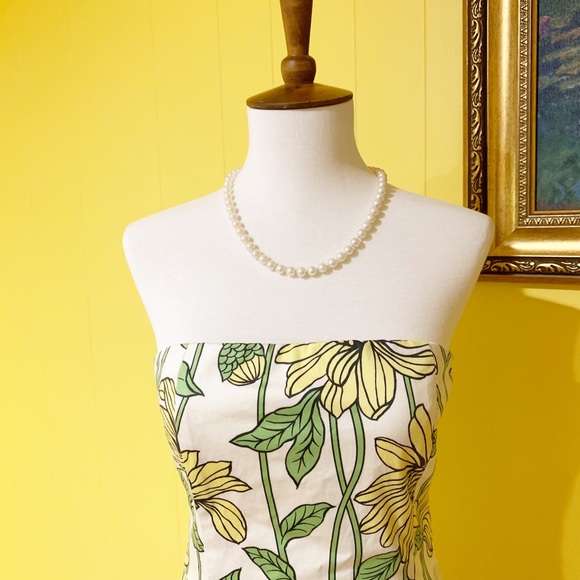 Helen Wang New York Strapless Floral Print Dress - Picture 3 of 8